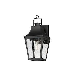 Storybook - 1 Light Small Outdoor Wall Sconce-14.75 Inches Tall and 6.75 Inches Wide