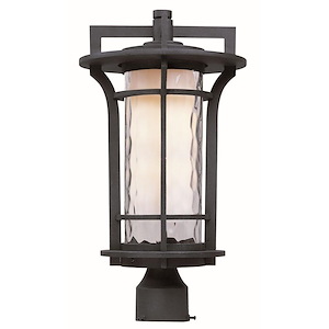 Oakville-One Light Outdoor Pole/Post Mount in Mediterranean style-10 Inches wide by 17.75 inches high