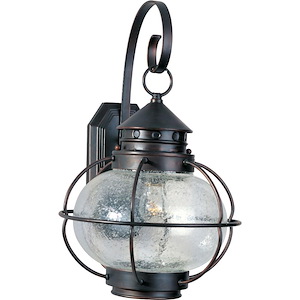 Portsmouth - 12 Inch 1 Light Outdoor Wall Lantern in Early American style