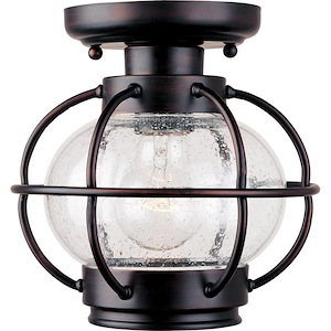 Portsmouth-One Light Outdoor Flush Mount in Early American style-8 Inches wide by 8 inches high - 1213832