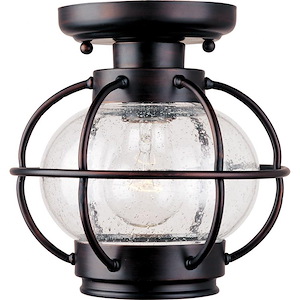 Portsmouth-One Light Outdoor Flush Mount in Early American style-8 Inches wide by 8 inches high