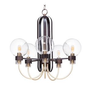 Bauhaus-Five Light Chandelier-24 Inches wide by 24 inches high