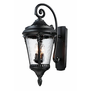 Sentry-Three Light Outdoor Wall Mount-11 Inches wide by 26.25 inches high