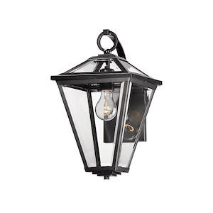 Prism - 1 Light Outdoor Wall Mount-16 Inches Tall and 9 Inches Wide