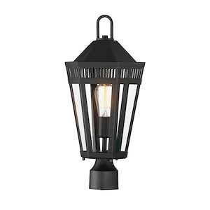 Oxford - 1 Light Outdoor Pole/Post Mount-19 Inches Tall and 7.75 Inches Wide