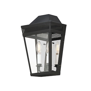 Oxford - 2 Light Outdoor Wall Mount-14 Inches Tall and 9.5 Inches Wide - 1327042