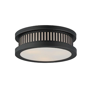 Oxford - 3 Light Outdoor Flush Mount-4 Inches Tall and 12 Inches Wide