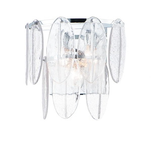 Glacier-3 Light Wall Sconce-18 Inches wide by 13.5 inches high