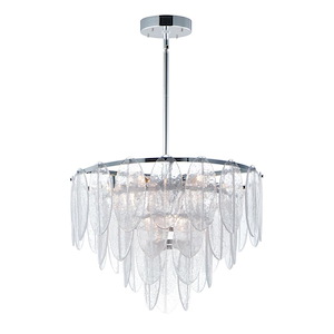 Glacier-9 Light Chandelier-24 Inches wide by 17 inches high