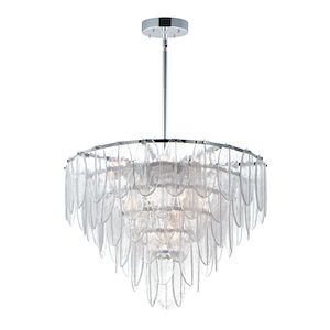 Glacier-19 Light Chandelier-31.5 Inches wide by 22.5 inches high - 1213697