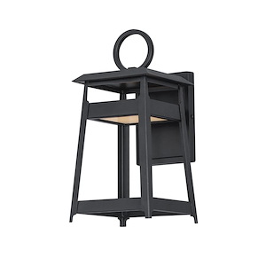 Pagoda - 12W 2 LED Outdoor Wall Sconce-13.5 Inches Tall and 6.5 Inches Wide