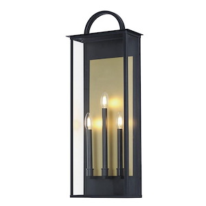 Manchester - 3 Light Outdoor Wall Sconce-30 Inches Tall and 11.5 Inches Wide