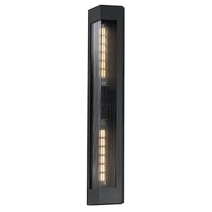 Triform - 2 Light Outdoor Wall Mount-32 Inches Tall and 6 Inches Wide - 1327043