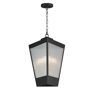 Triform - 3 Light Outdoor Pendant-16 Inches Tall and 14 Inches Wide