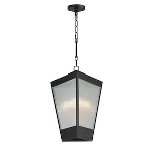 Triform - 3 Light Outdoor Pendant-16 Inches Tall and 14 Inches Wide