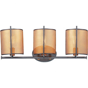 Caspian-3 Light Wall Sconce-26.75 Inches wide by 10.25 inches high