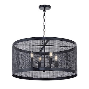 Hatcher - 4 Light Pendant-13.5 Inches Tall and 24 Inches Wide