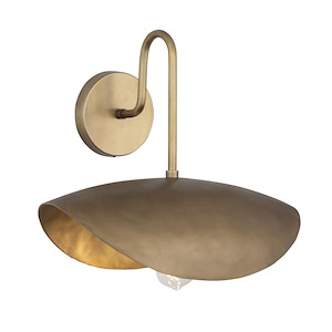 Denarii - 1 Light Wall Sconce-14 Inches Tall and 16 Inches Wide - 1342457
