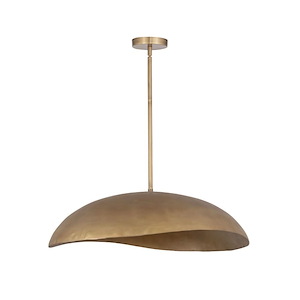 Denarii - 2 Light Pendant-7 Inches Tall and 24.5 Inches Wide