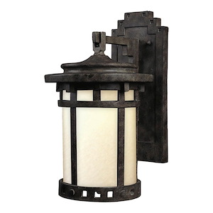 Santa Barbara Dark Sky-1 Light Outdoor Wall Lantern in