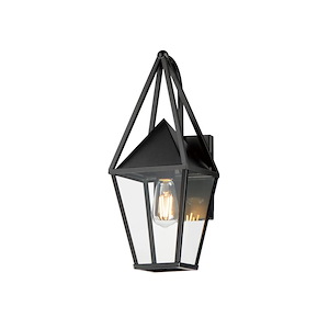 Bavaria - 1 Light Small Outdoor Wall Sconce-18 Inches Tall and 7 Inches Wide