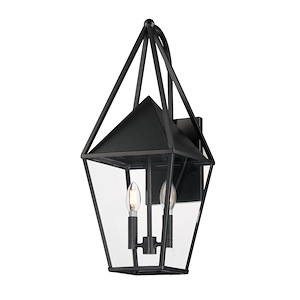 Bavaria - 2 Light Large Outdoor Wall Sconce-22.75 Inches Tall and 9 Inches Wide