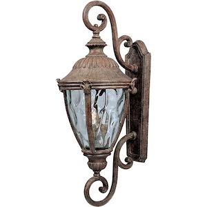 Morrow Bay DC-Three Light Outdoor Wall Mount in European style-10.5 Inches wide by 27 inches high