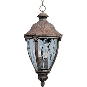Morrow Bay DC-Three Light Outdoor Hanging Lantern in European style-13.5 Inches wide by 26 inches high