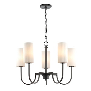 Town and Country - 5 Light Chandelier-16.25 Inches Tall and 26.75 Inches Wide