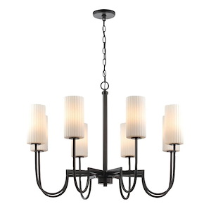 Town and Country - 8 Light Chandelier-22.5 Inches Tall and 34 Inches Wide - 1265875