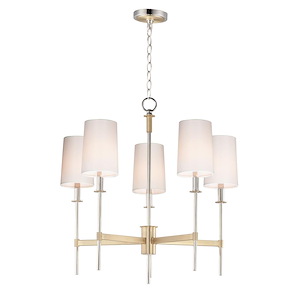 Uptown-Five Light Chandelier-26 Inches wide by 26 inches high