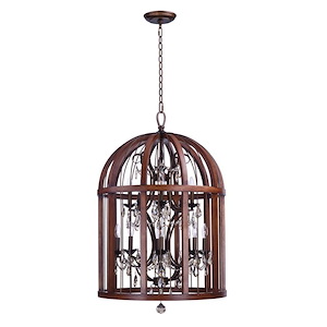 Miranda-Twelve Light Pendant-26 Inches wide by 42 inches high