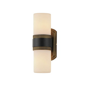 Ruffles - 2 Light Outdoor Wall Mount-14 Inches Tall and 5.25 Inches Wide - 1284193