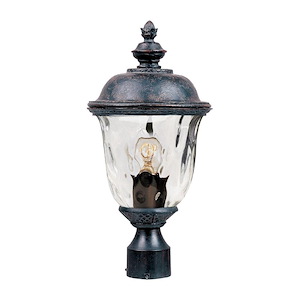 Carriage House DC-One Light Outdoor Pole/Post Mount in Early American style-9 Inches wide by 19.5 inches high - 1213907