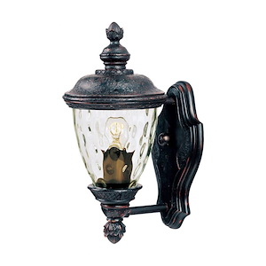 Carriage House DC-1 Light Outdoor Wall Lantern in Early American style-6 Inches wide by 12.5 inches high - 1027692