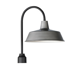 Pier M - 1 Light Outdoor Post Lantern In Rustic Style-20.25 Inches Tall and 14 Inches Wide
