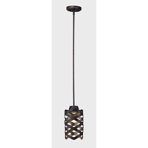 Weave-Mini Pendant 1 Light-6 Inches wide by 11 inches high - 657761