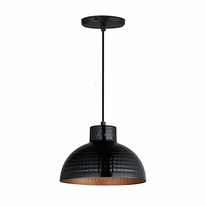 Rockport - 1 Light Pendant-7.25 Inches Tall and 10 Inches Wide