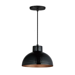 Rockport - 1 Light Pendant-7.25 Inches Tall and 10 Inches Wide