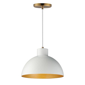 Rockport - 1 Light Pendant-8.5 Inches Tall and 12 Inches Wide - 1326822