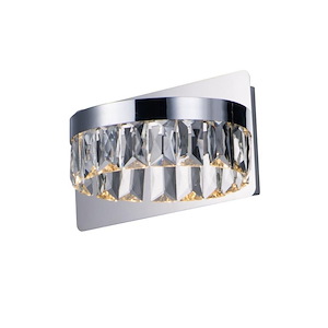 Icycle-11.6W 1 LED Wall Sconce-9.75 Inches wide by 5.5 inches high
