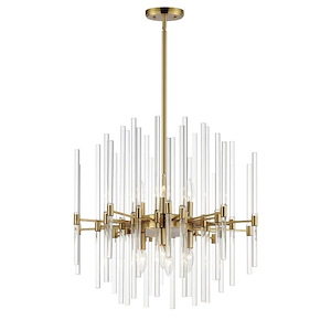 Divine - 8 Light Chandelier In Glam Style-21.75 Inches Tall and 23.5 Inches Wide