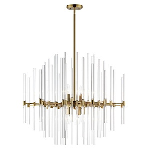 Divine - 8 Light Pendant In Glam Style-25.5 Inches Tall and 28.5 Inches Wide