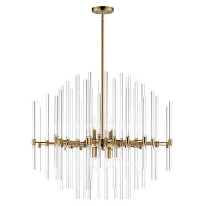 Divine - 8 Light Pendant In Glam Style-25.5 Inches Tall and 28.5 Inches Wide