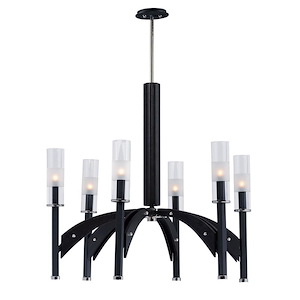 Merge-Six Light Chandelier-29 Inches wide by 28 inches high