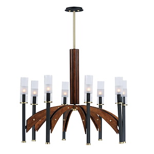 Merge-Eight Light Chandelier-34.5 Inches wide by 29.75 inches high