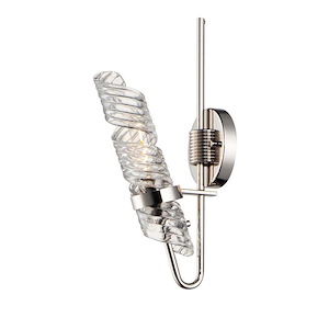 Milano-One Light Wall Sconce-16.25 inches high