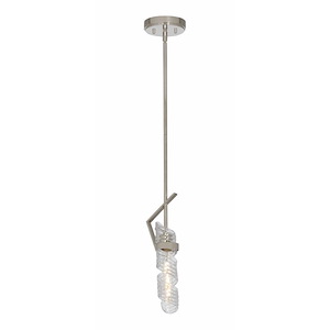 Milano-One Light Pendant-5.5 Inches wide by 16 inches high