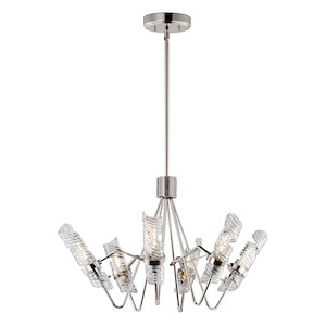 Milano-Six Light Chandelier-31.25 Inches wide by 19.75 inches high