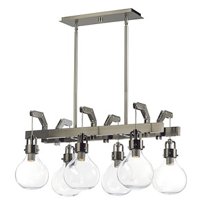Kinetic-36W 6 LED Linear Pendant-17.5 Inches wide by 14.25 inches high